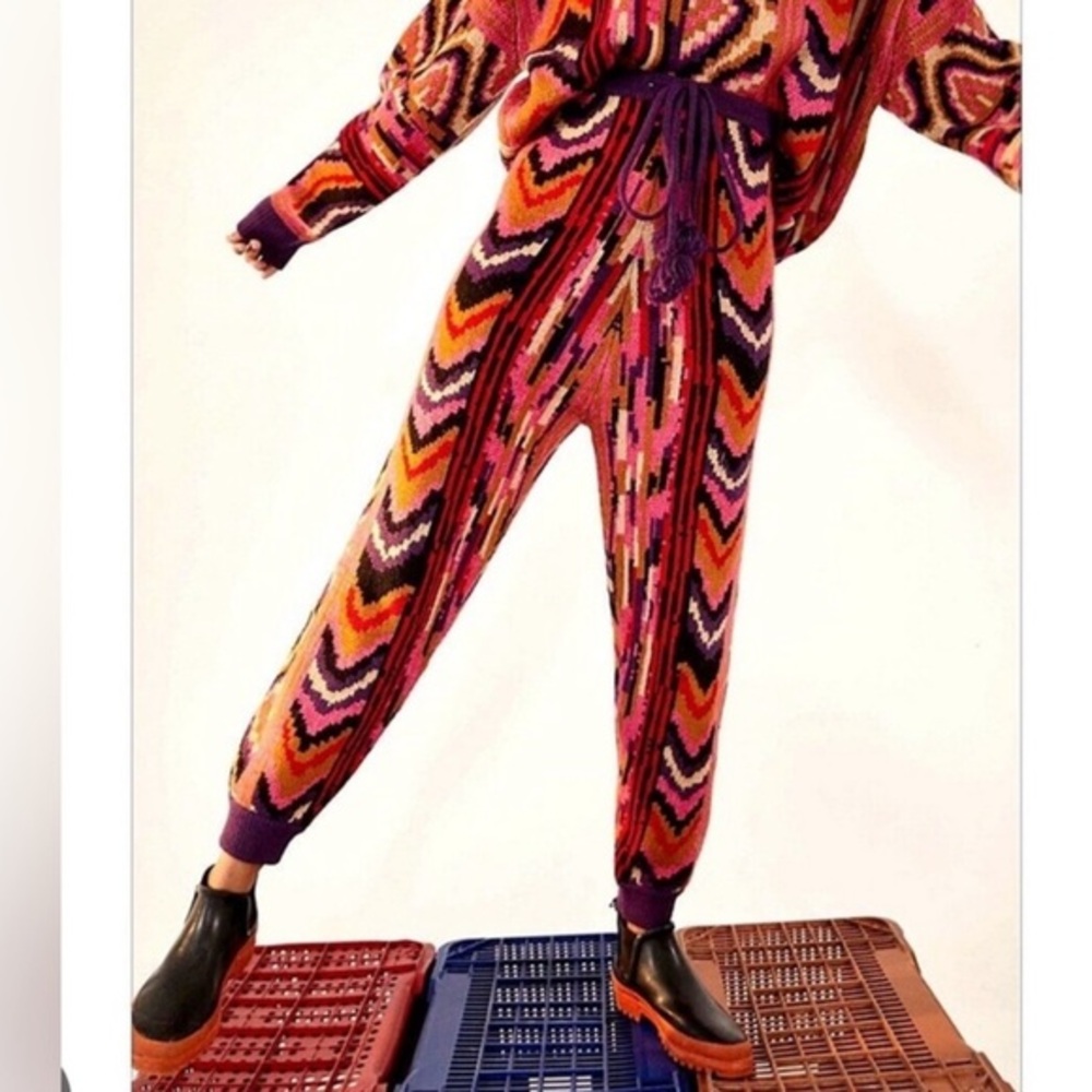 FARM Rio Multicolor Zigzag Track Pants